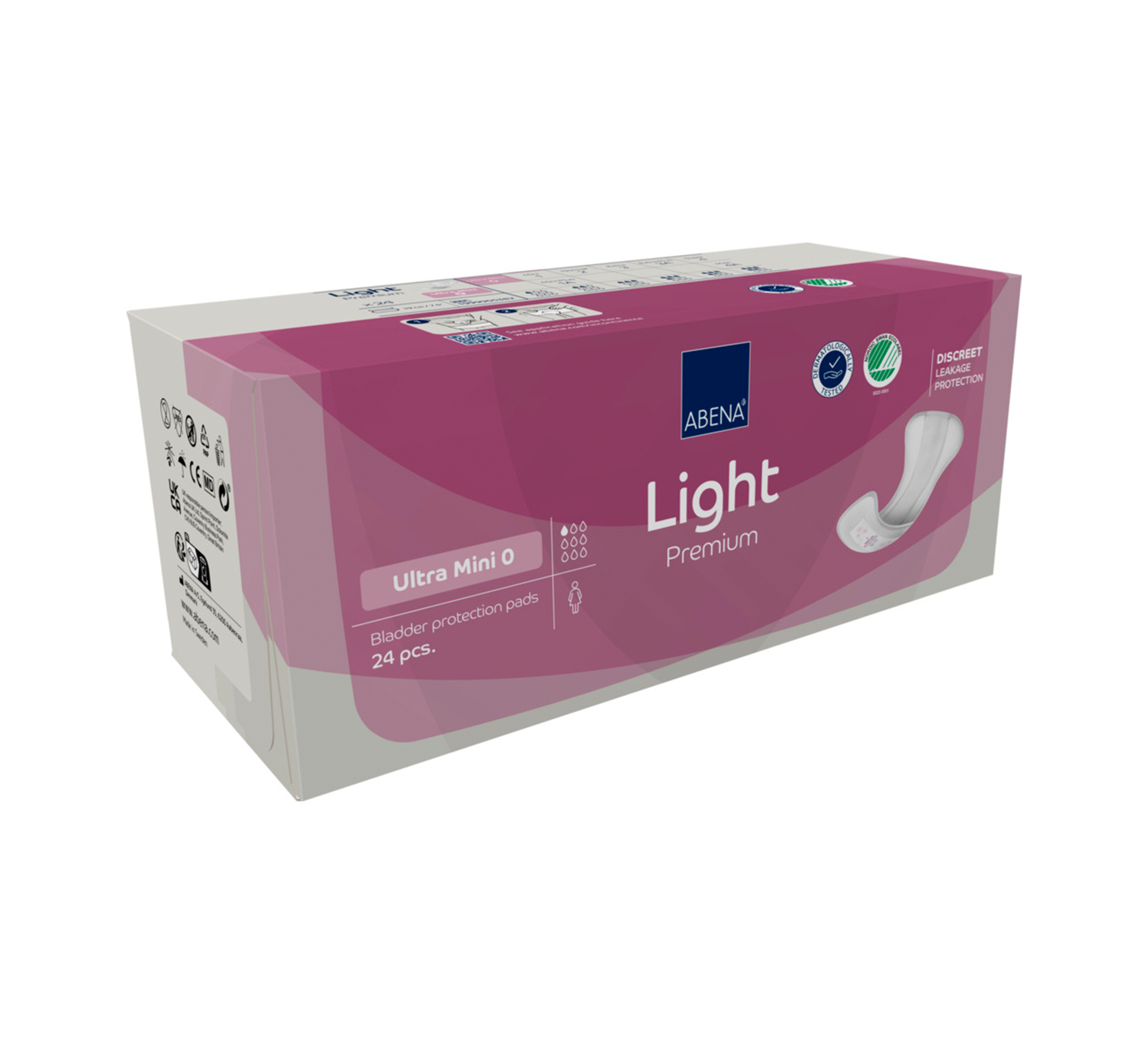 ABENA Light Premium Ultra Mini 0 absorbierende Einlage, 24 Stk.