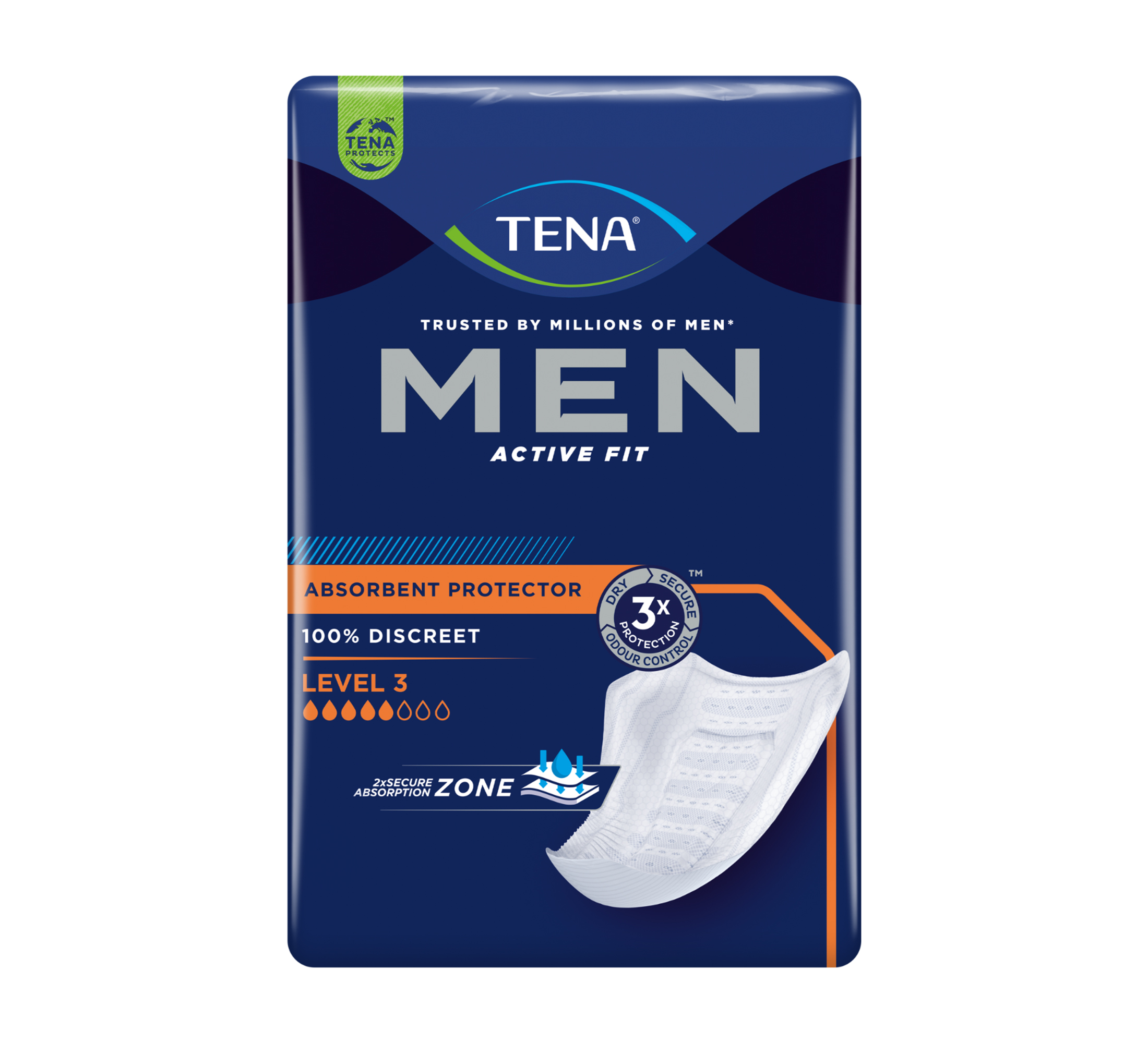 TENA Men Active Fit Level 3 absorbierende Einlage , 16 Stk.