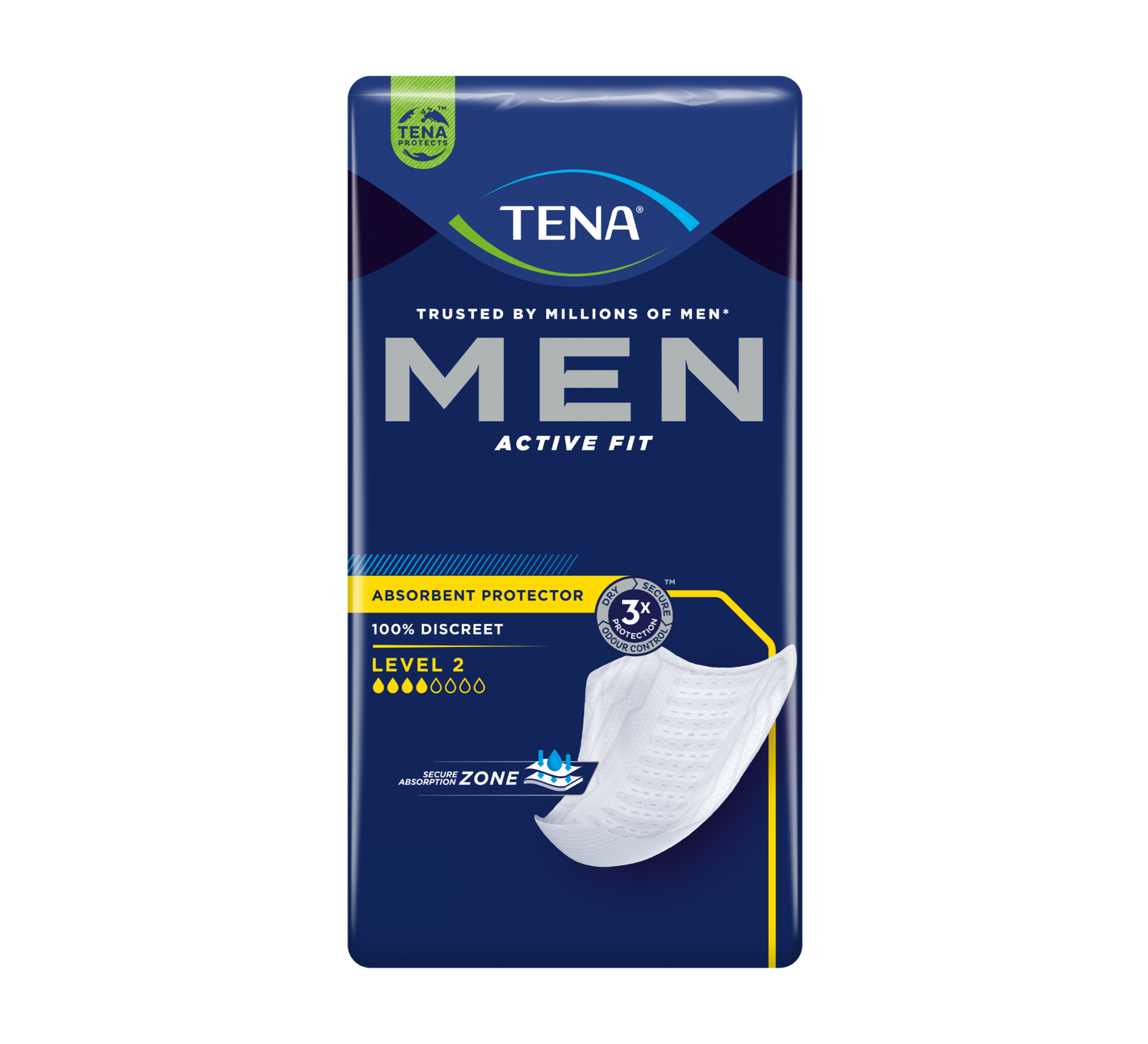 TENA Men Active Fit Level 2 absorbierende Einlage , 20 Stk.